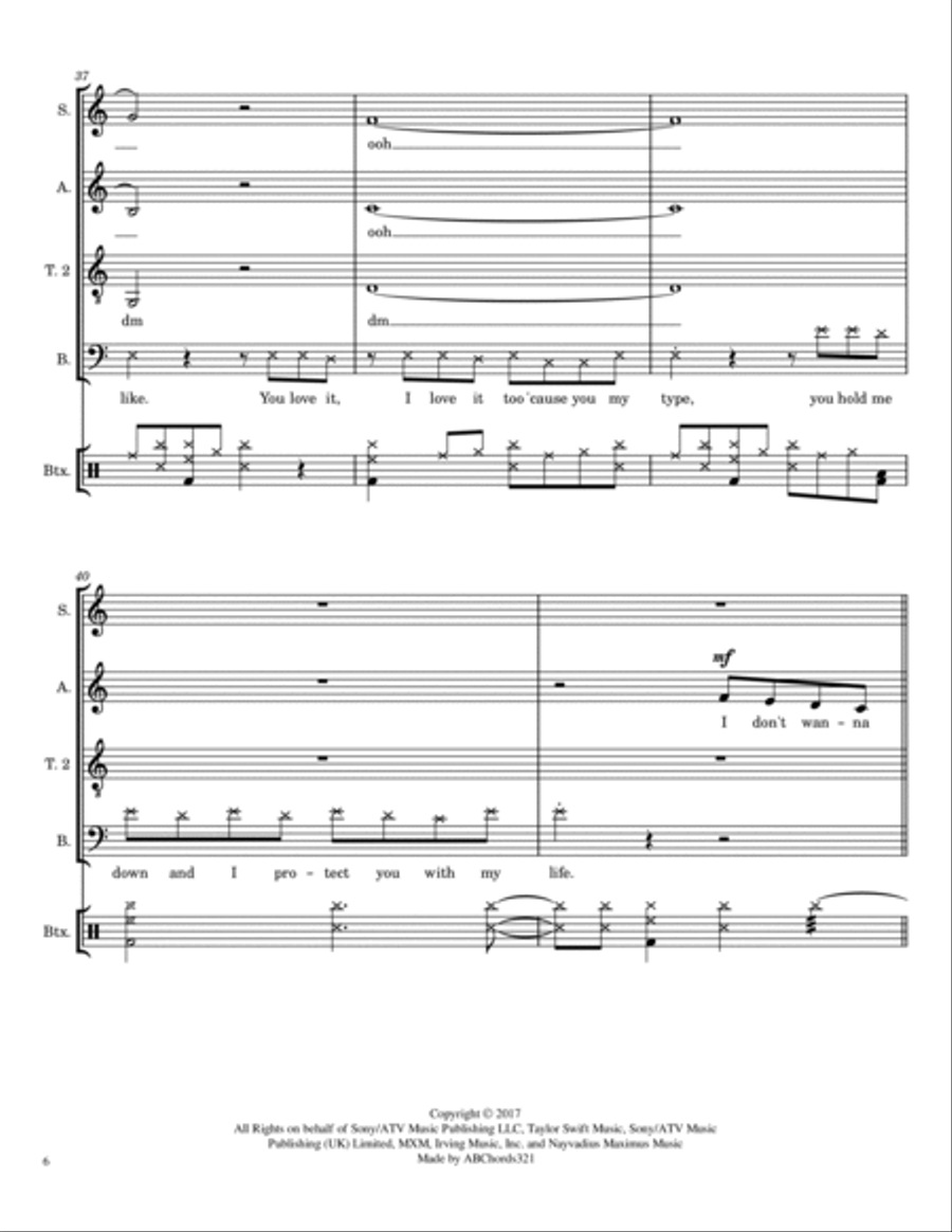 End Game End Game 4-Part scores gallery preview page 6