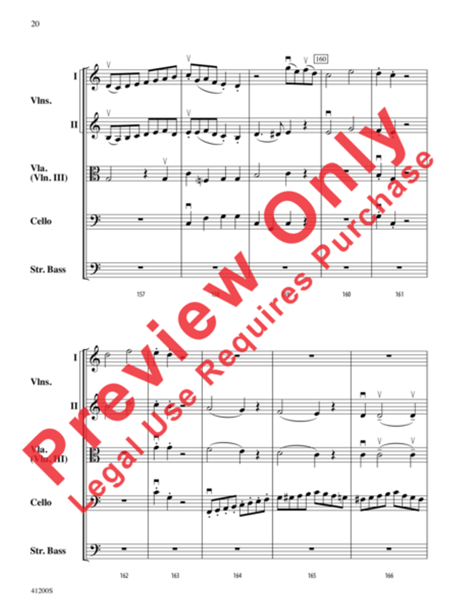 Allegro Molto String Orchestra scores gallery preview page 21