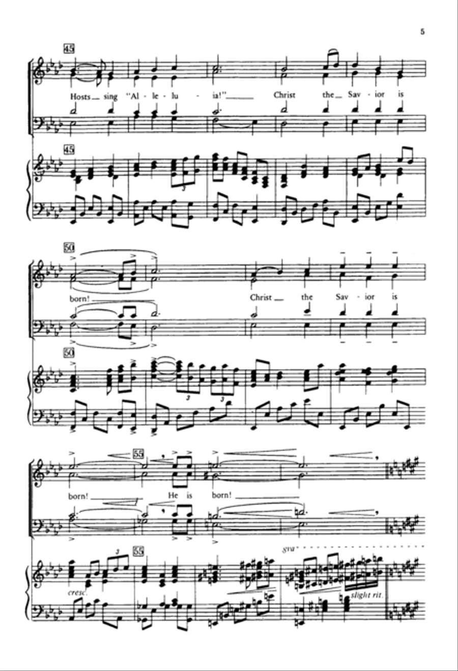 Silent Night 4-Part scores gallery preview page 4