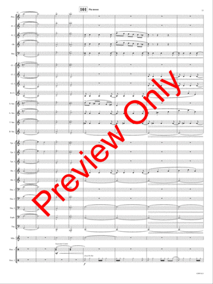 Flying Concert Band scores gallery preview page 16