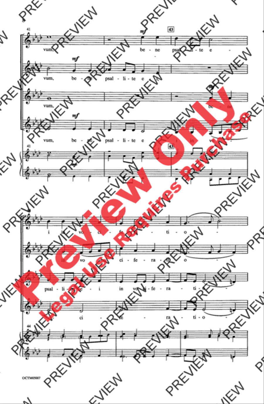 Exsultate Justi Women's Choir scores gallery preview page 8