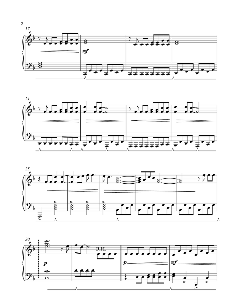 The Sound Of Silence The Sound Of Silence Piano Solo scores gallery preview page 2