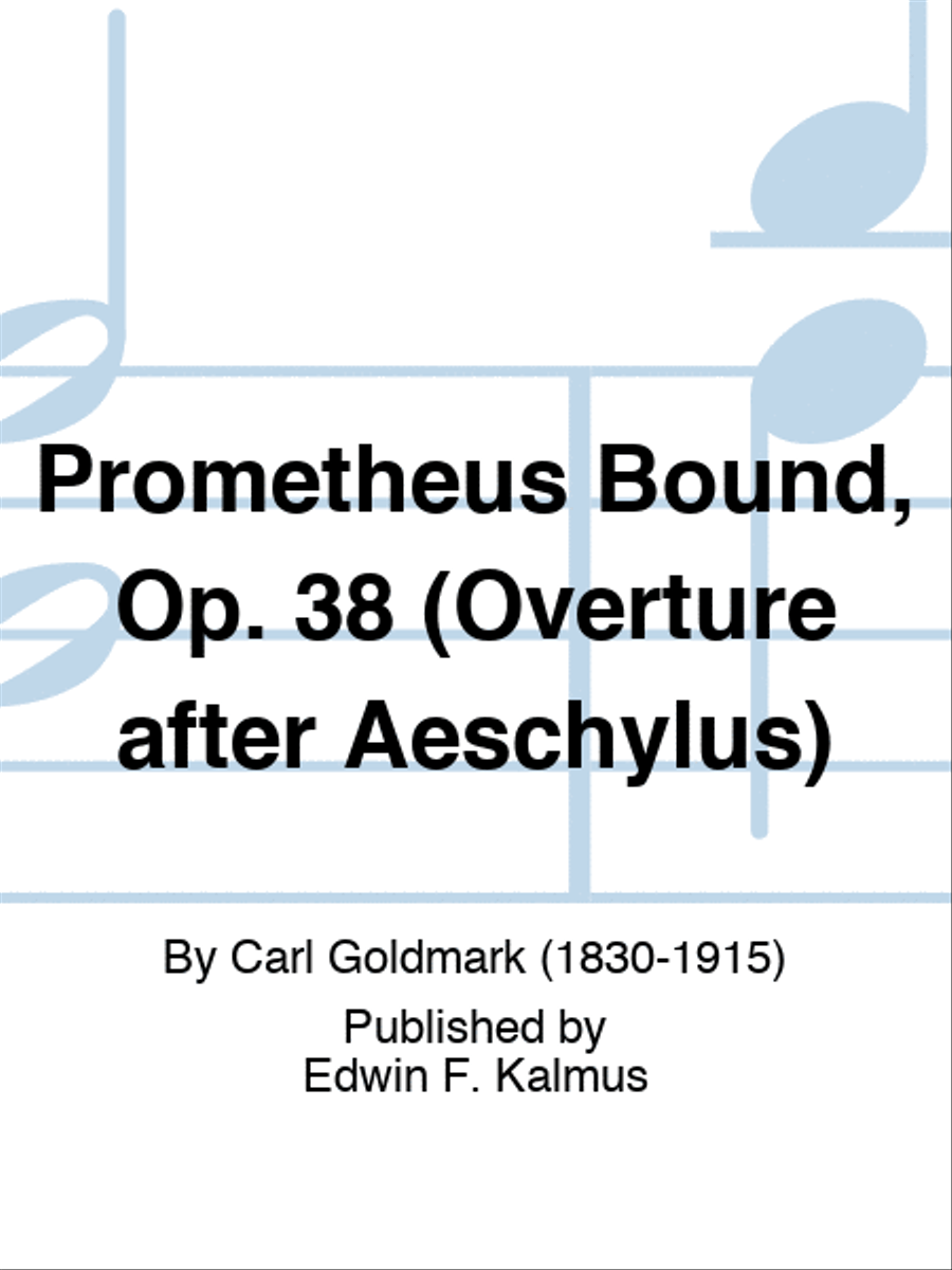 Prometheus Bound, Op. 38 (Overture after Aeschylus) Set of Parts scores gallery preview page 1