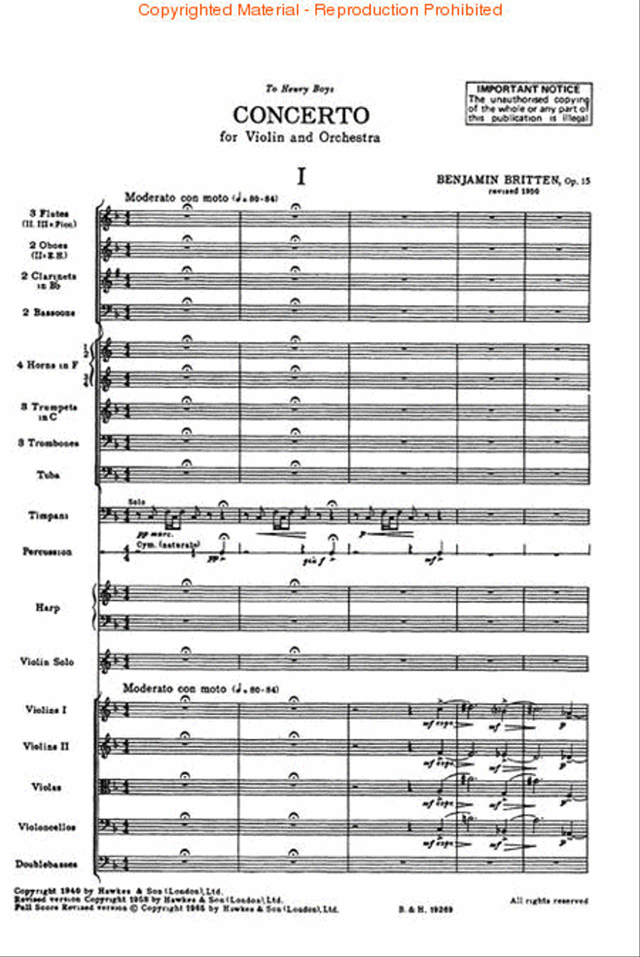 Violin Concerto, Op. 15 Violin Concerto, Op. 15 Orchestra scores gallery preview page 2