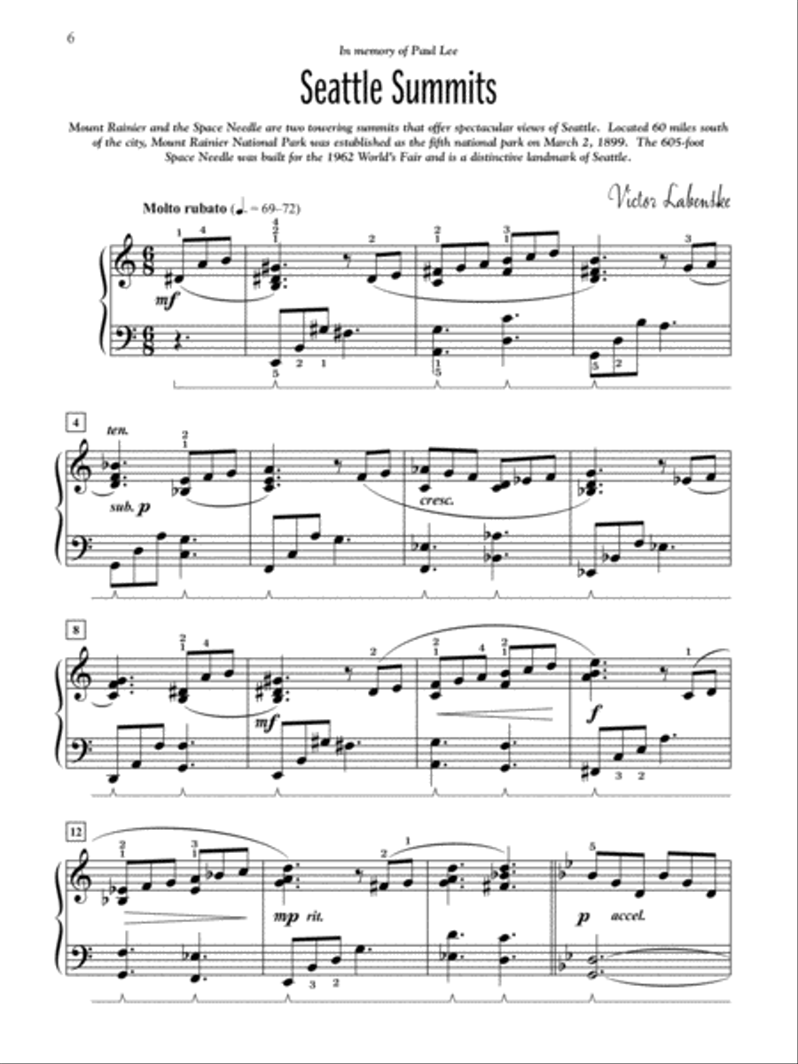 Wonderful Washington Piano Solo scores gallery preview page 3