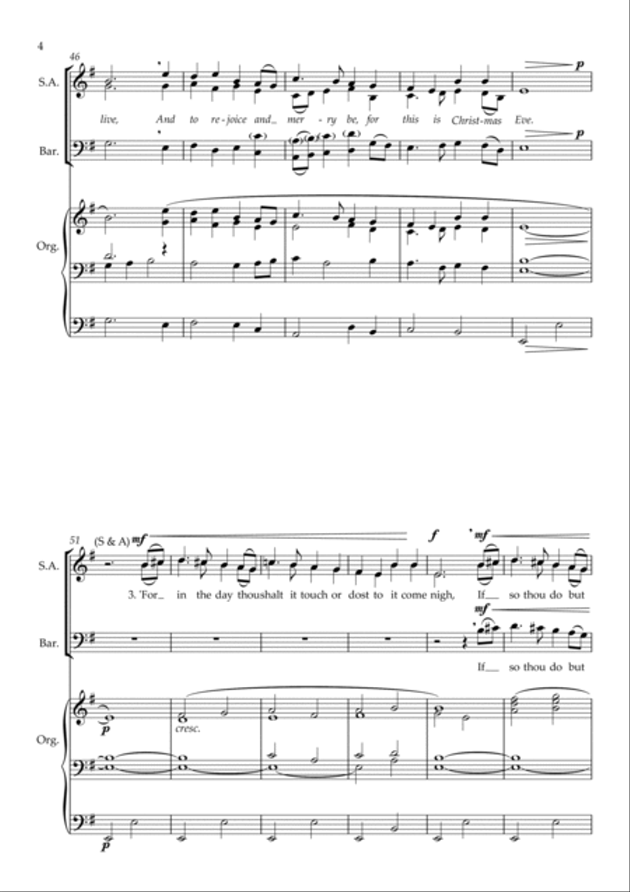 The Lord at first did Adam make (for SABar choir and organ) 3-Part scores gallery preview page 4