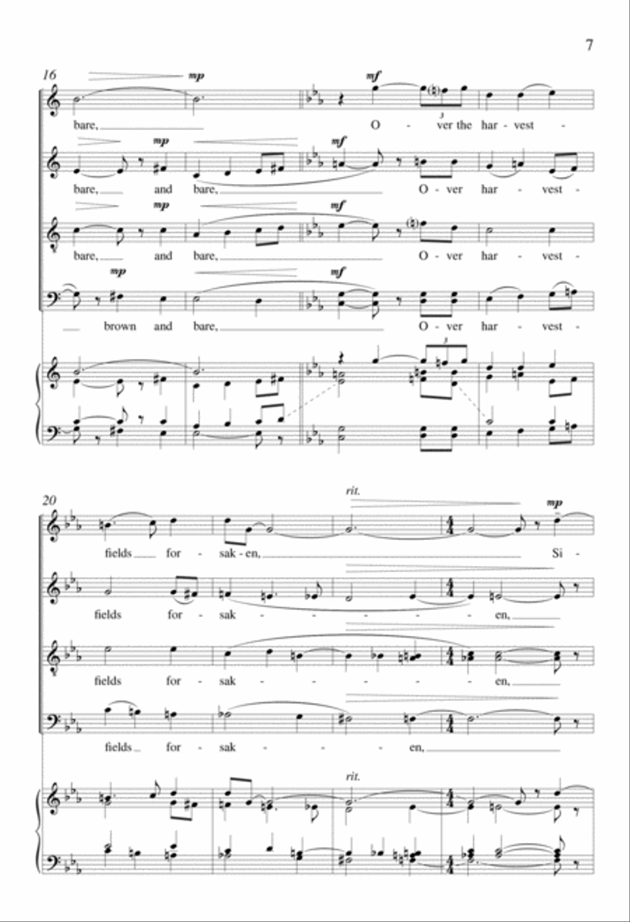 Snow-flakes Divisi scores gallery preview page 6