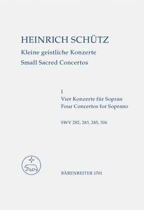Book cover for Small Sacred Concertos, Volume 1