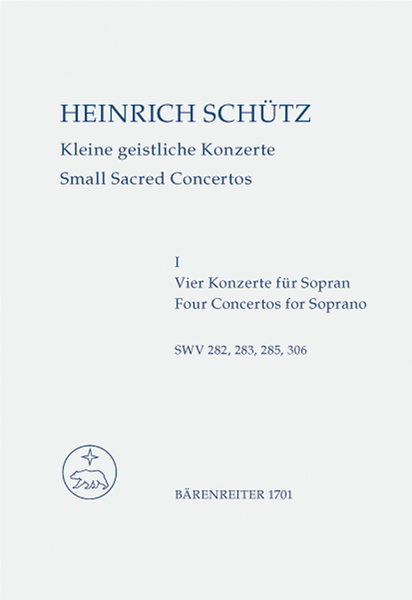 Small Sacred Concertos, Volume 1