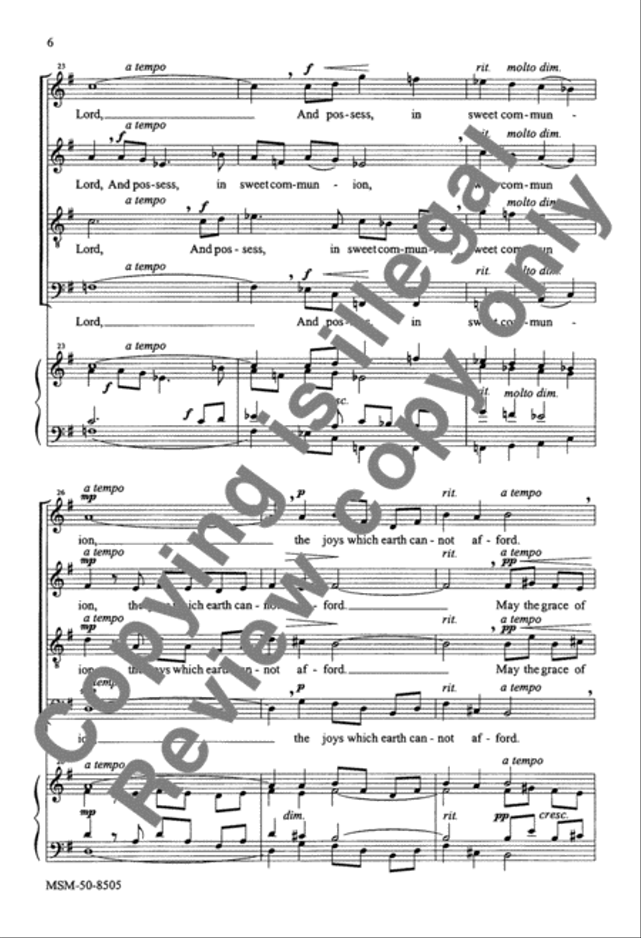 May We Abide in Union 4-Part scores gallery preview page 5