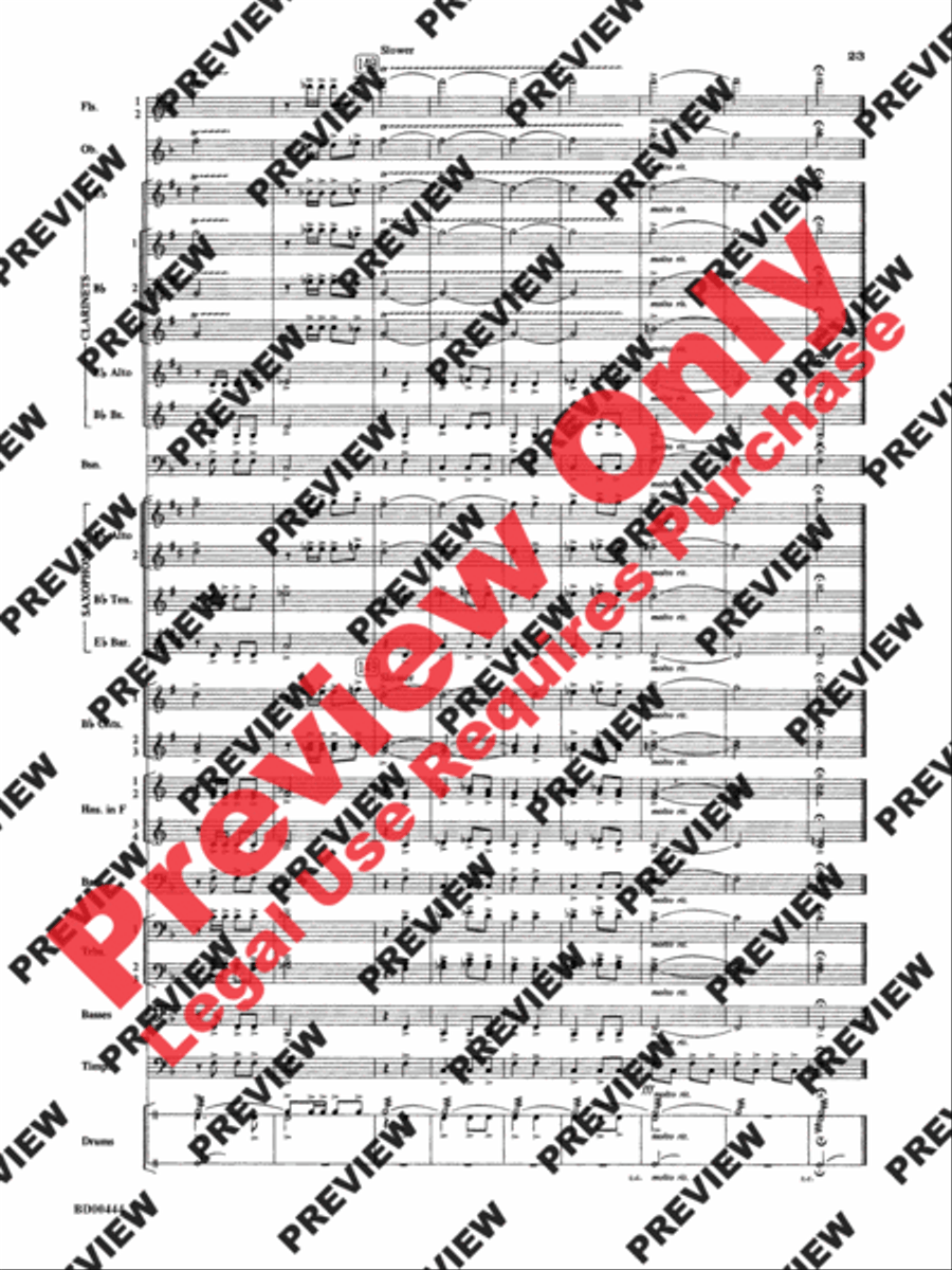 Lethbridge Overture Concert Band scores gallery preview page 24