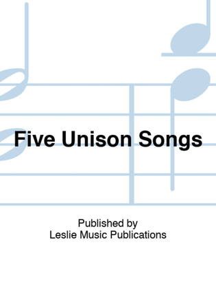 Book cover for Five Unison Songs
