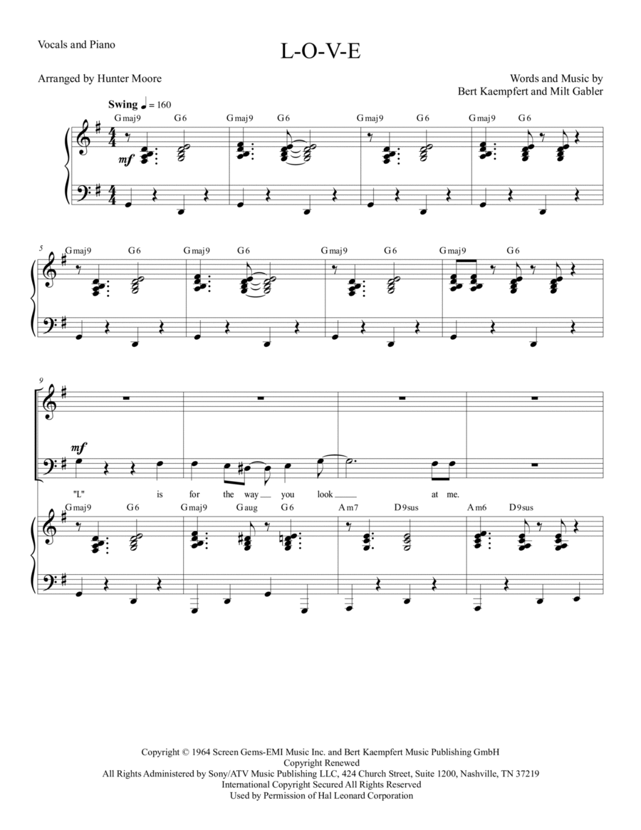 L-O-V-E Divisi scores gallery preview page 1