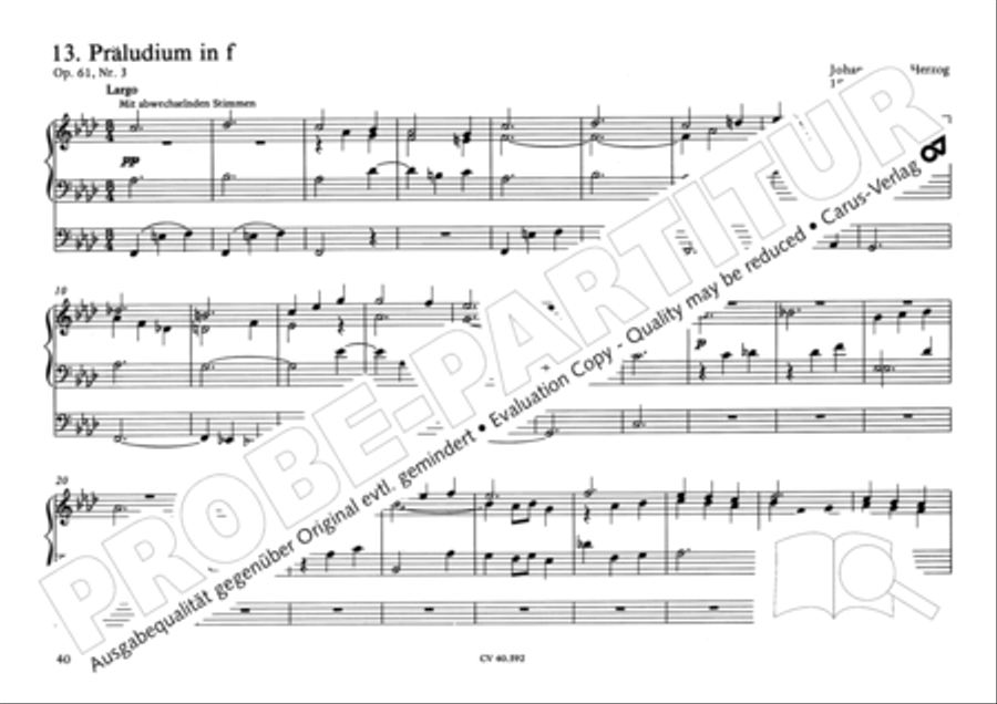 Free Organ Music from the Romantic Period, Vol. II (Freie Orgelmusik der Romantik, Band II) Organ scores gallery preview page 41