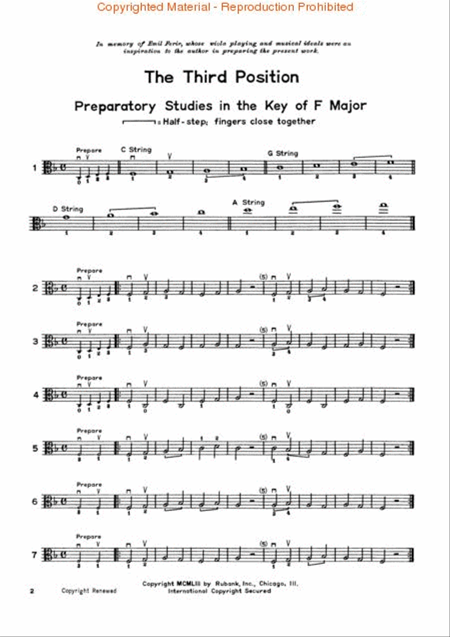 Introducing The Positions For Viola - Volume 1