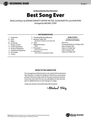 Best Song Ever: Score