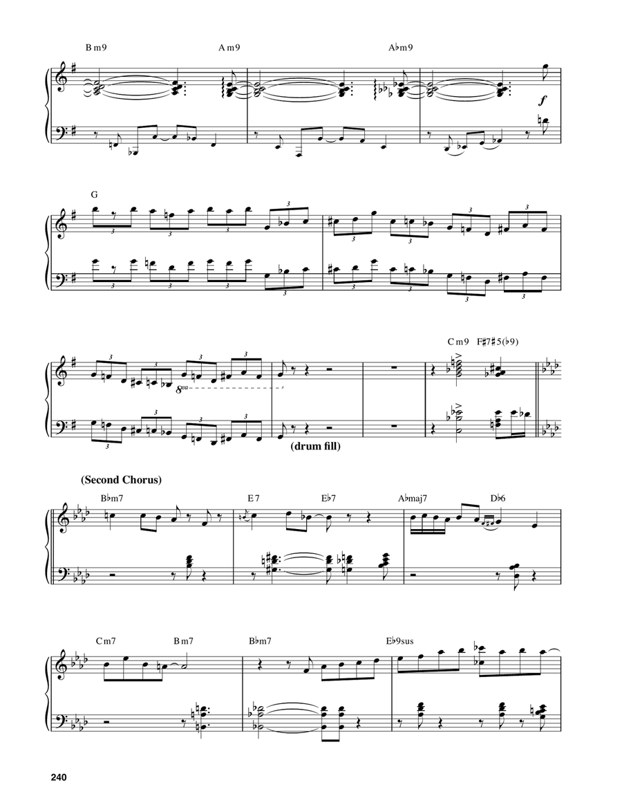 Tangerine Tangerine Piano scores gallery preview page 4