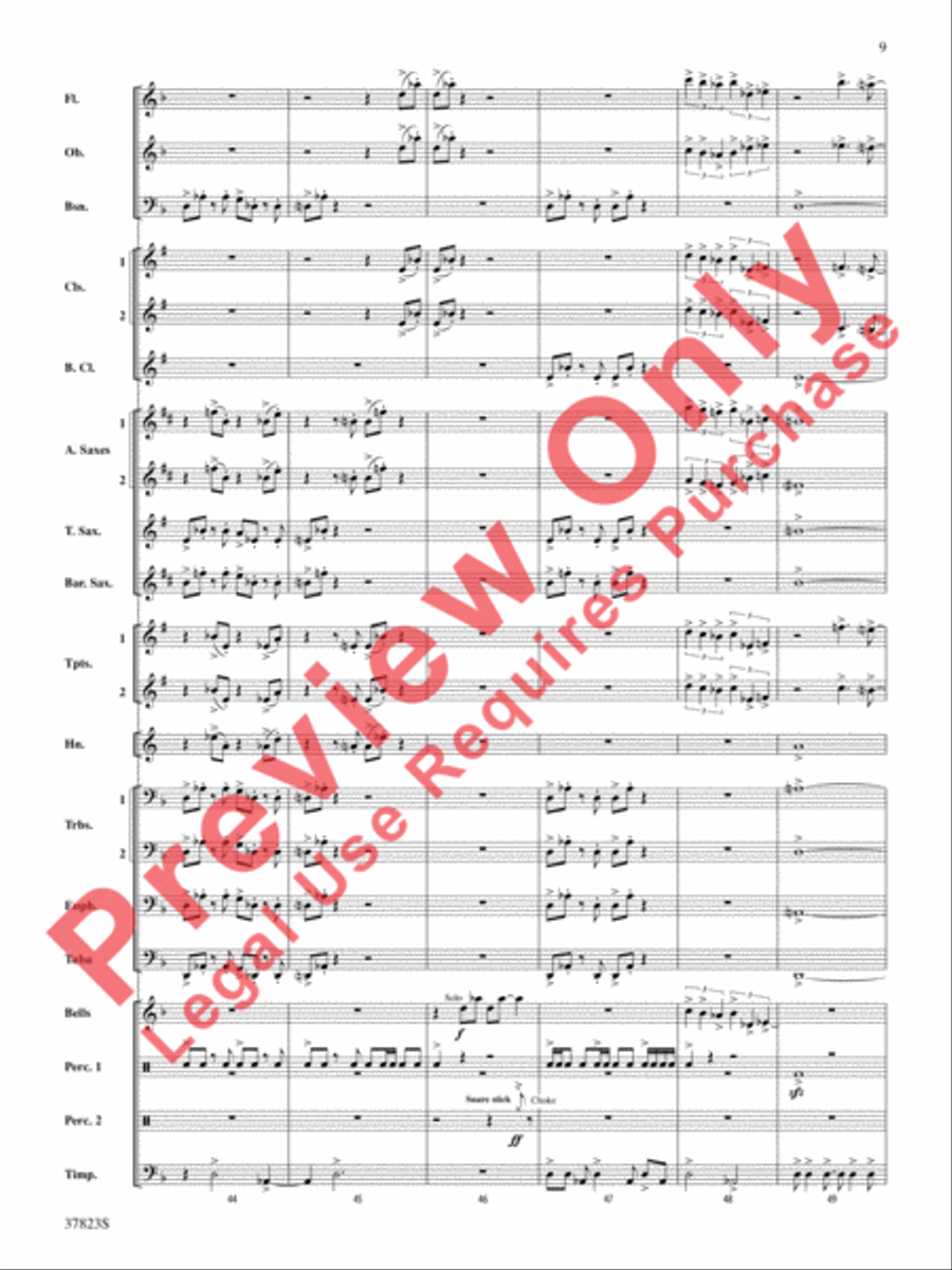 Cut to the Chase Concert Band scores gallery preview page 10