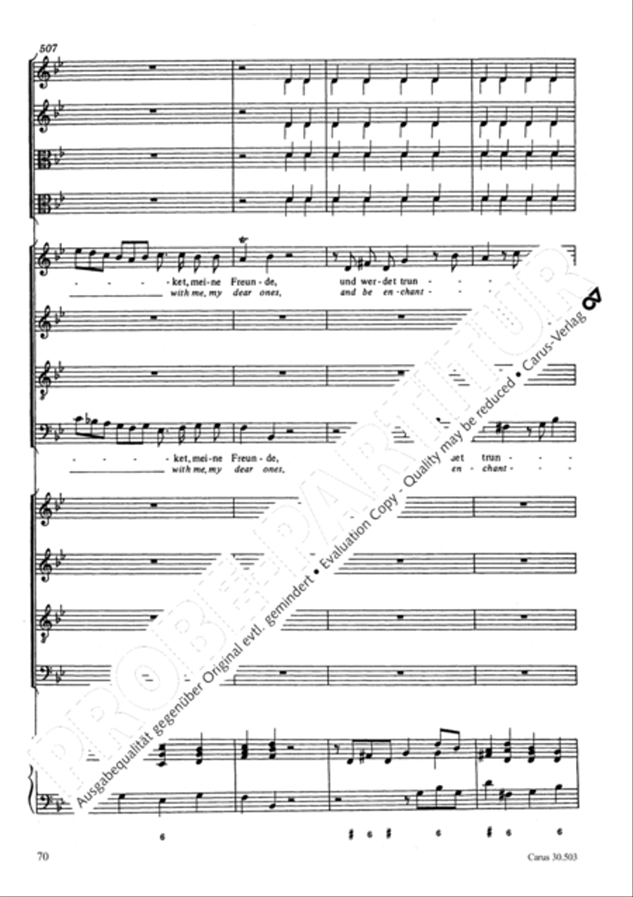 My beloved, you are fair (Meine Freundin, du bist schon) 4-Part scores gallery preview page 73