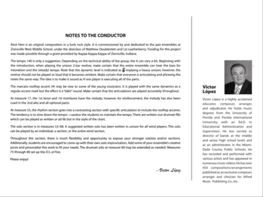 Rock Hero Jazz Ensemble scores gallery preview page 3