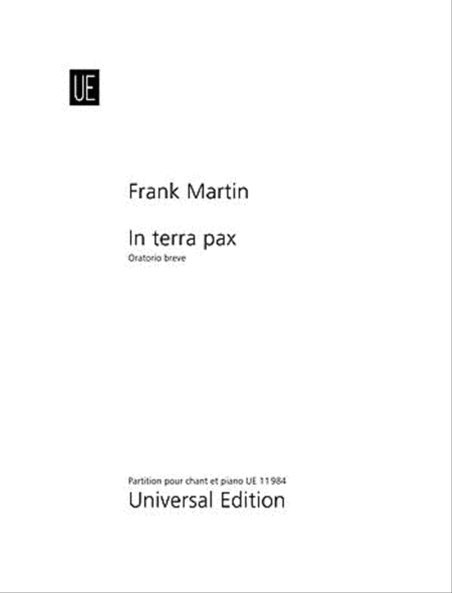 In Terra Pax School and Community scores gallery preview page 1