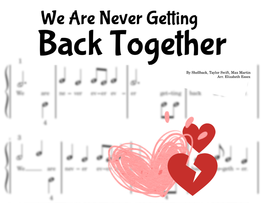 Book cover for We Are Never Ever Getting Back Together