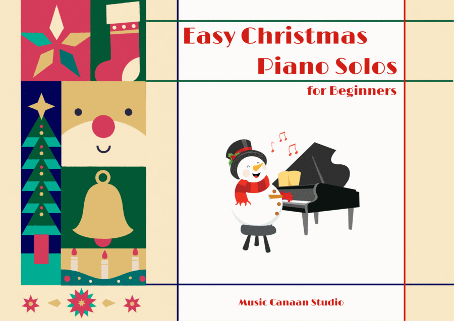Easy Christmas Piano Solos for Beginners Easy Piano scores gallery preview page 1