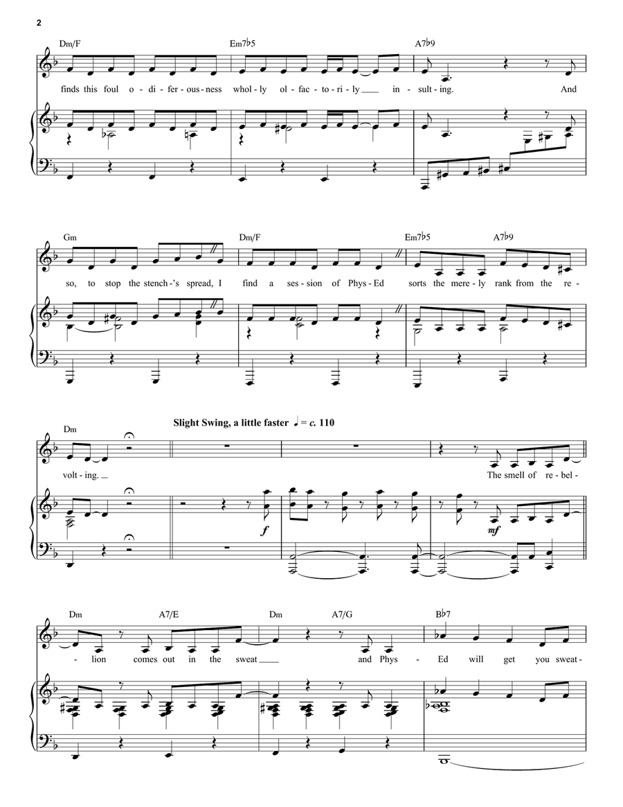 The Smell Of Rebellion (from the Netflix movie Matilda The Musical) Voice scores gallery preview page 2