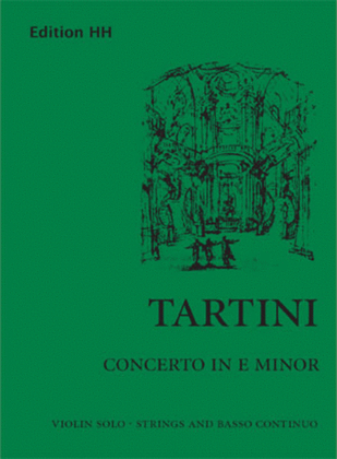 Book cover for Concerto in E minor (D.55)
