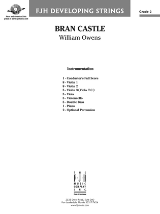 Book cover for Bran Castle: Score