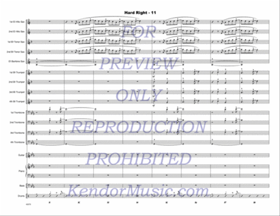 Hard Right Jazz Ensemble scores gallery preview page 12