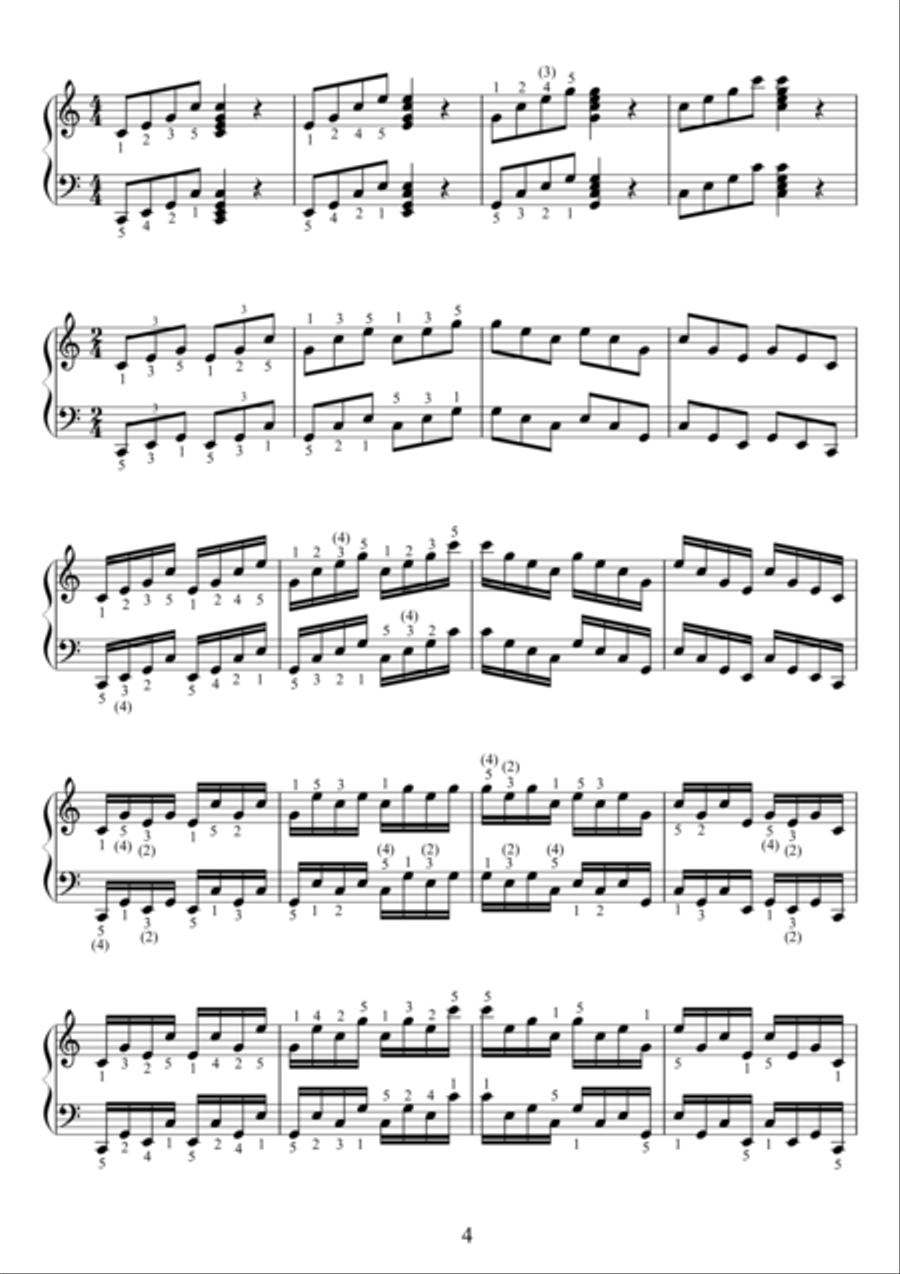 Chords & Scales - for all keyboard instruments Piano Method scores gallery preview page 6