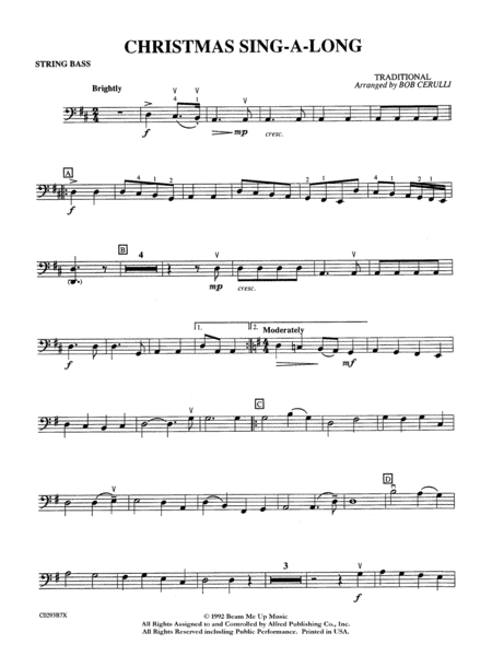 Christmas Sing-a-Long: String Bass