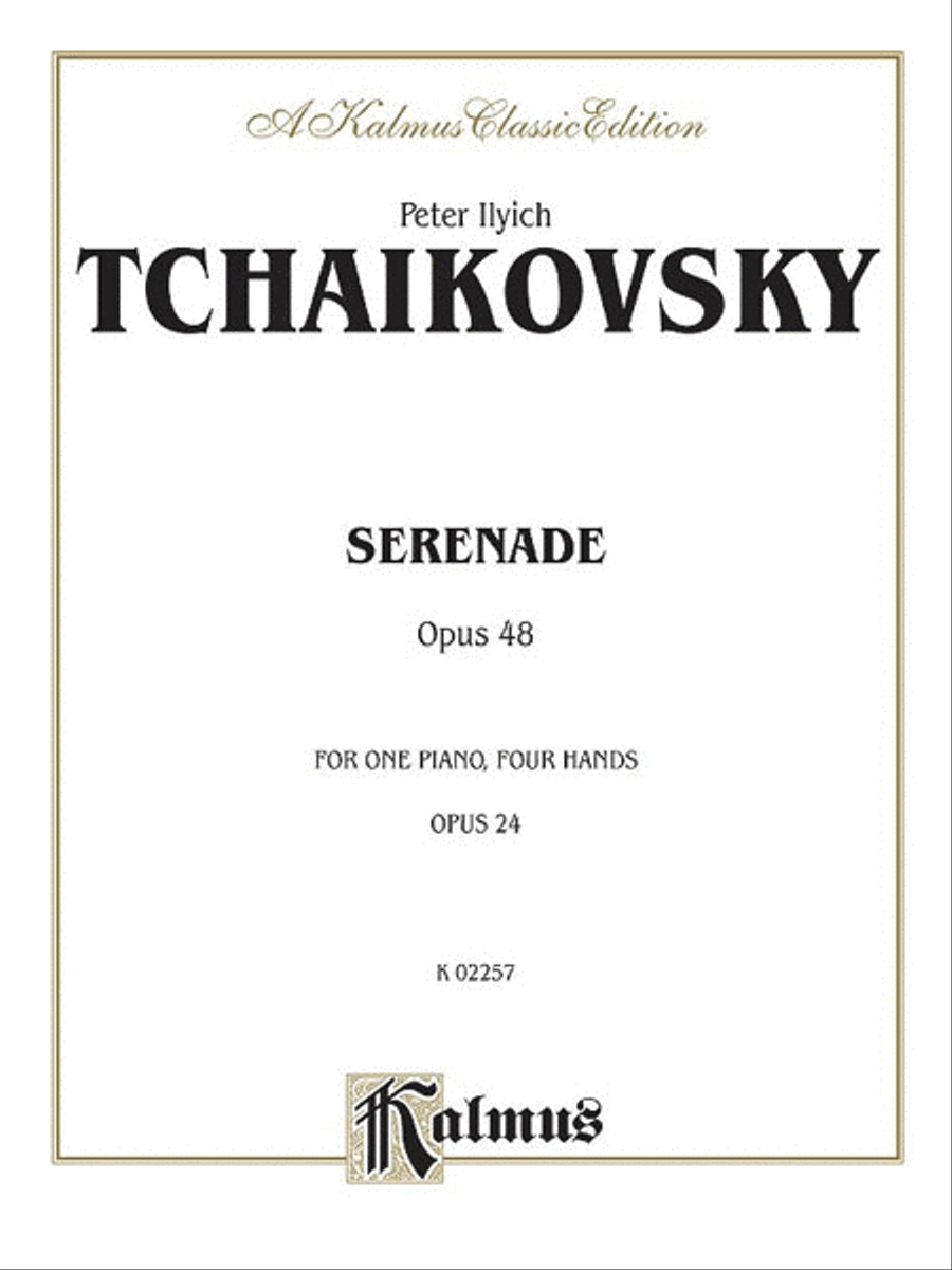 Serenade, Op. 48 Small Ensemble scores gallery preview page 1