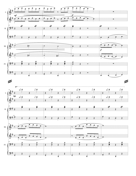 Footloose Rag - for 2 pianos, 8 hands image number null