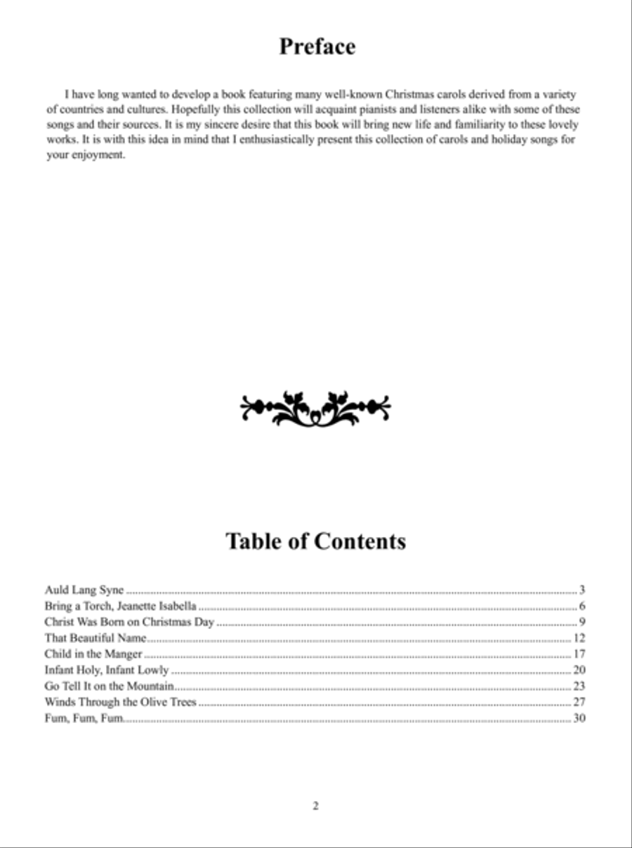Carols from Around the World Piano Solo scores gallery preview page 3