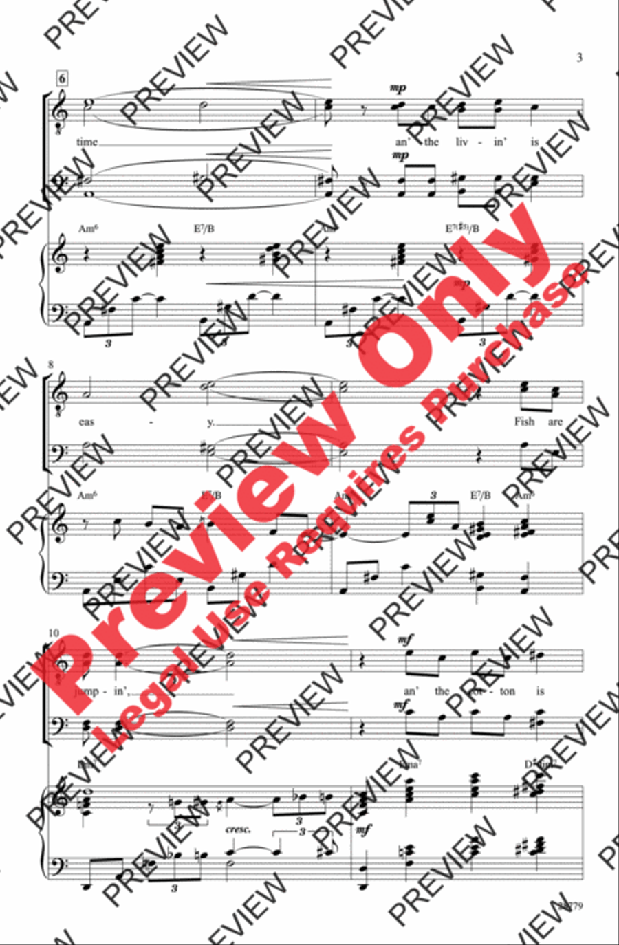Summertime Summertime Men's Choir scores gallery preview page 3