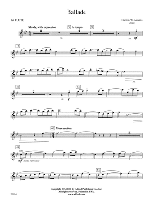 Ballade: Flute
