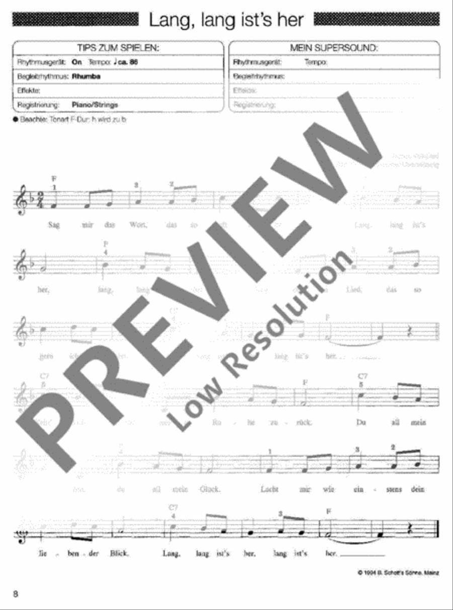 Küchenlieder Piano scores gallery preview page 9