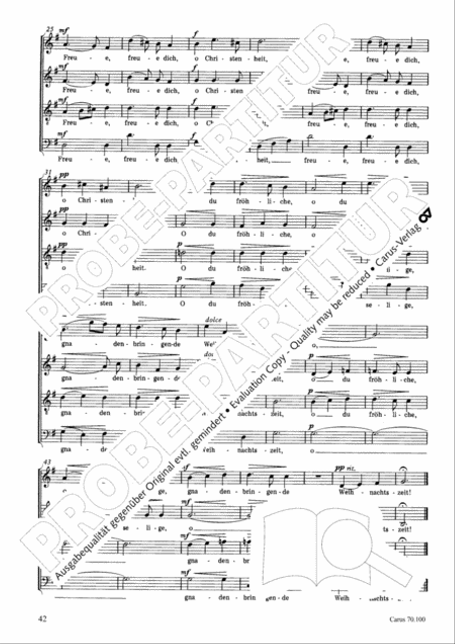 Geistliches Chorbuch der Romantik Choir scores gallery preview page 43