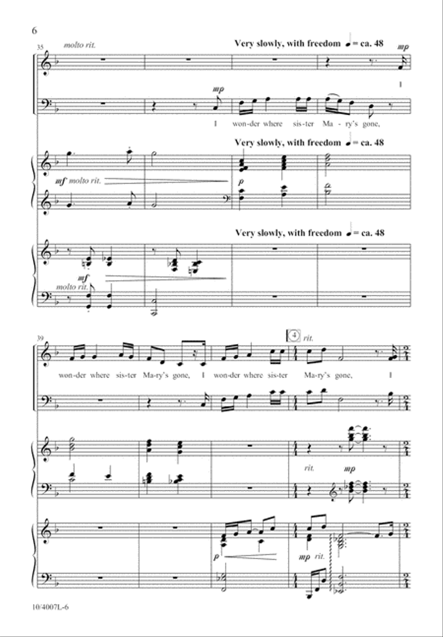 Peter, Go Ring Them Bells 3-Part scores gallery preview page 6
