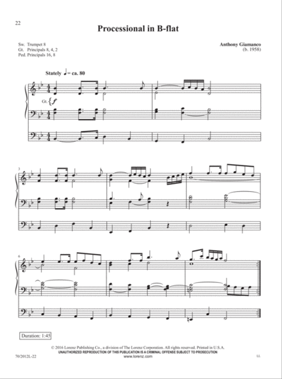 Music for Exultation and Reflection Organ Solo scores gallery preview page 9