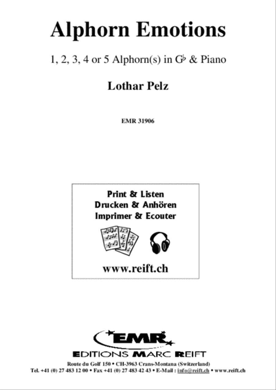 Alphorn Emotions Piano Accompaniment scores gallery preview page 2