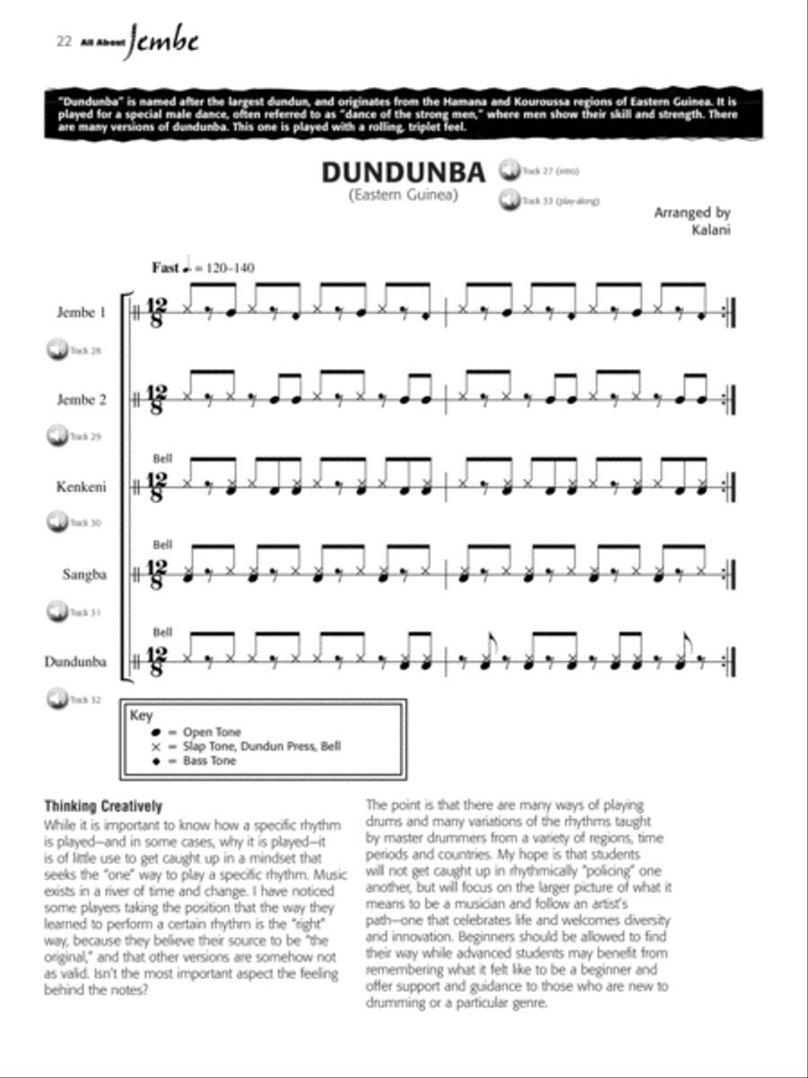 All About Jembe All About Jembe Percussion scores gallery preview page 4