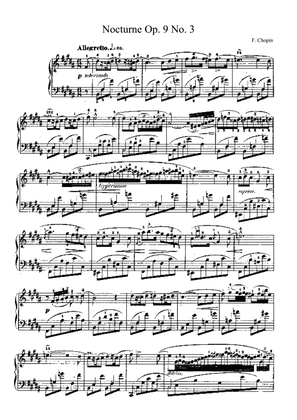Chopin Nocturne Op. 9 No. 3 in B Major
