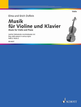 Book cover for Music for Violin and Piano