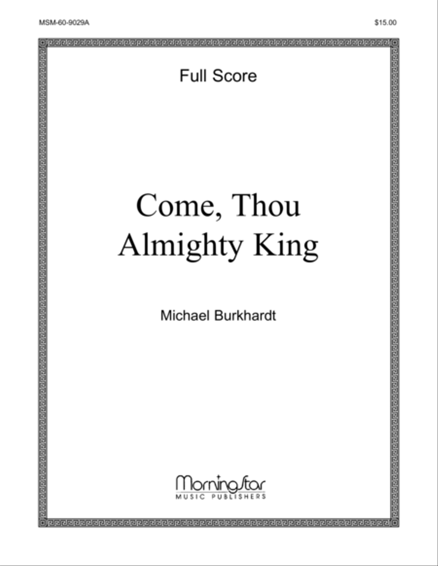 Come, Thou Almighty King Choir scores gallery preview page 1