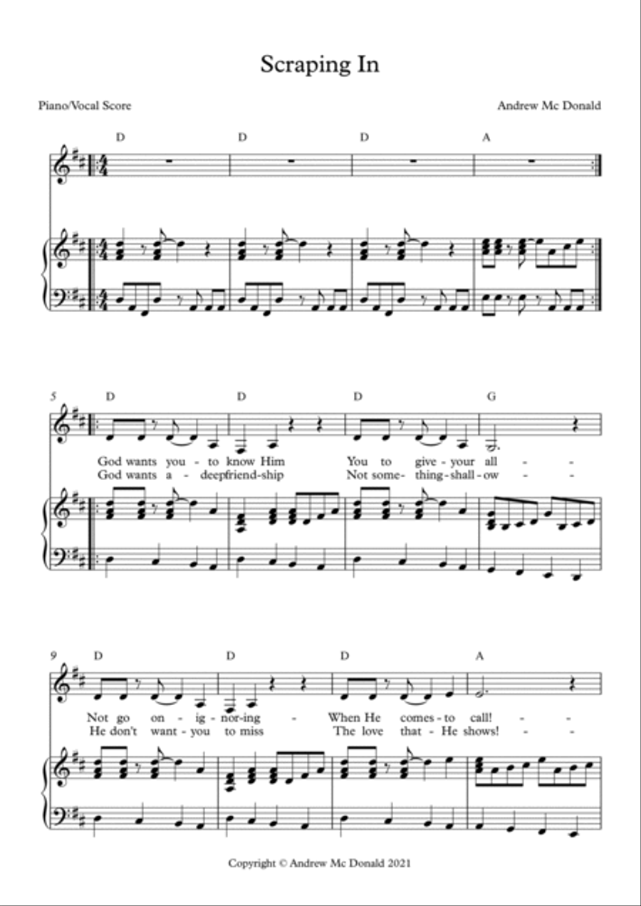 Scraping In Voice scores gallery preview page 2