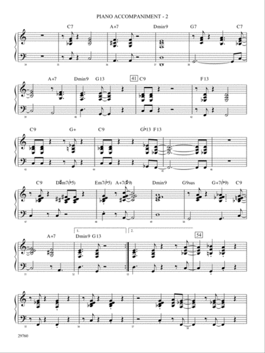 New Orleans Blues: Piano Accompaniment Orchestra scores gallery preview page 2