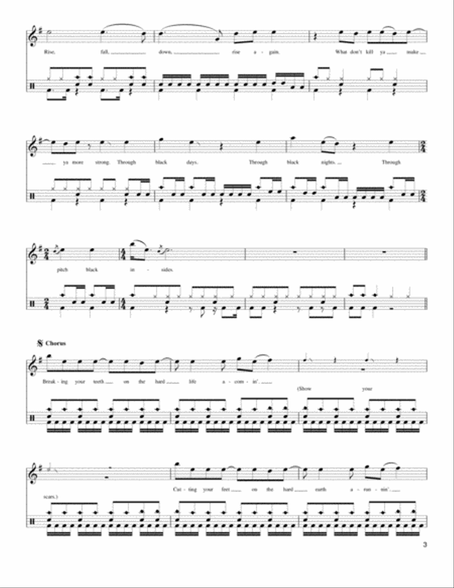Broken, Beat & Scarred Broken, Beat & Scarred Drum Set scores gallery preview page 3